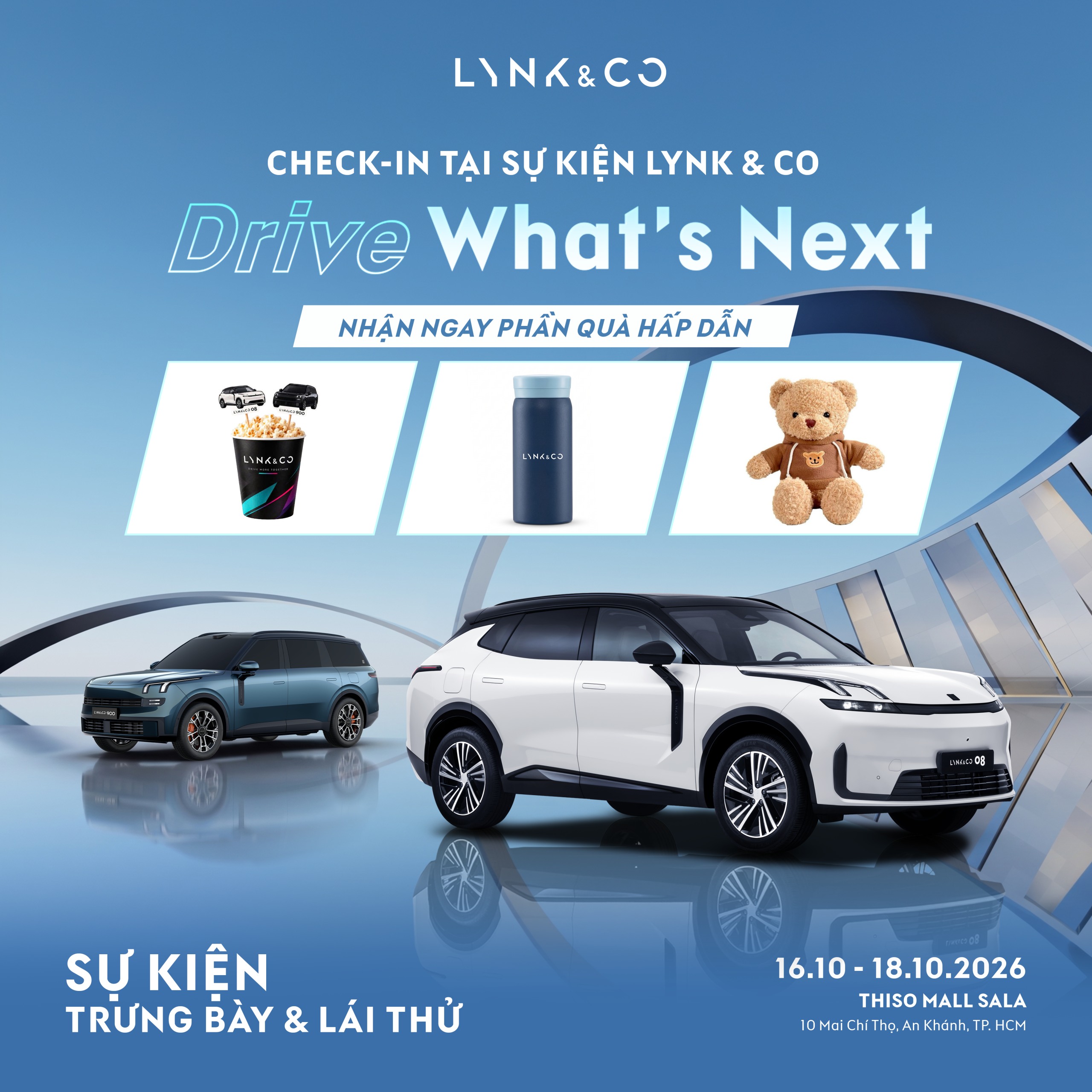 Lynk & Co Drive What’s Next 2026: Lái Thử Tại TP.HCM